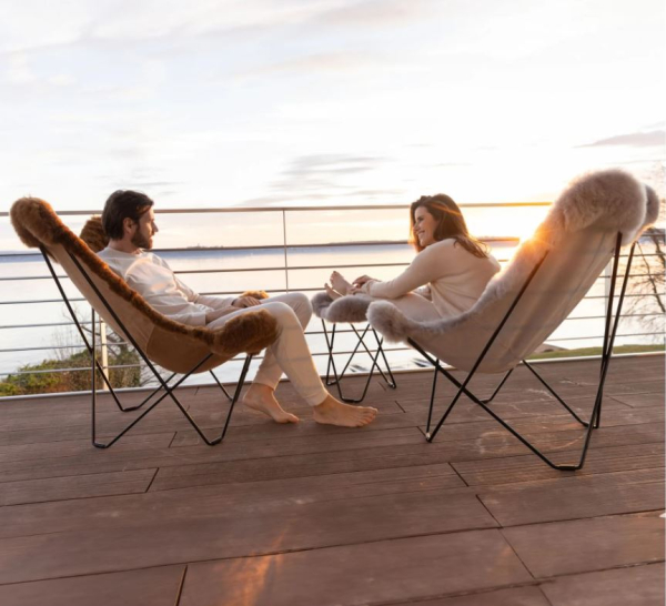 Weich MARIPOSA Sessel taupe